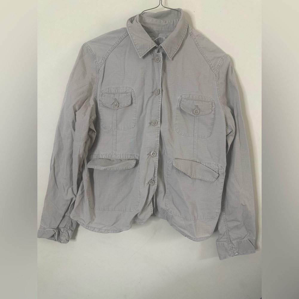 RALPH LAUREN POLO JEANS Safari Jacket Cotton Women Size XL Beige